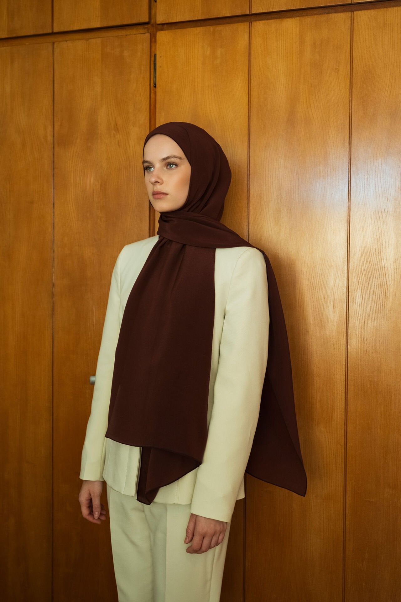 Dark Burgundy Silk