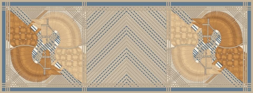 Mosaic Blue