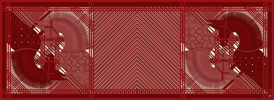 Mosaic Red
